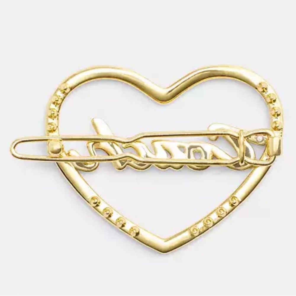 Coach Pavé Coach Script Barrette nwt in packaging - Picture 2 of 4